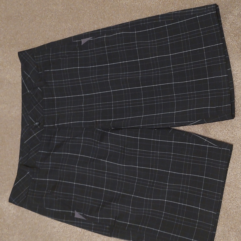 Men's Fila plaid golf shorts